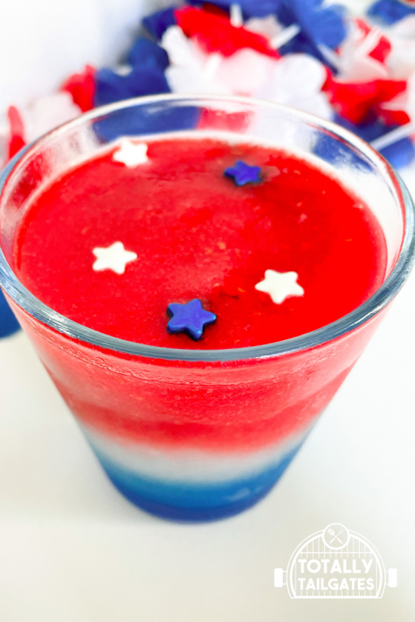 Patriotic Wine Slushy Cocktail Totally Tailgates 4176